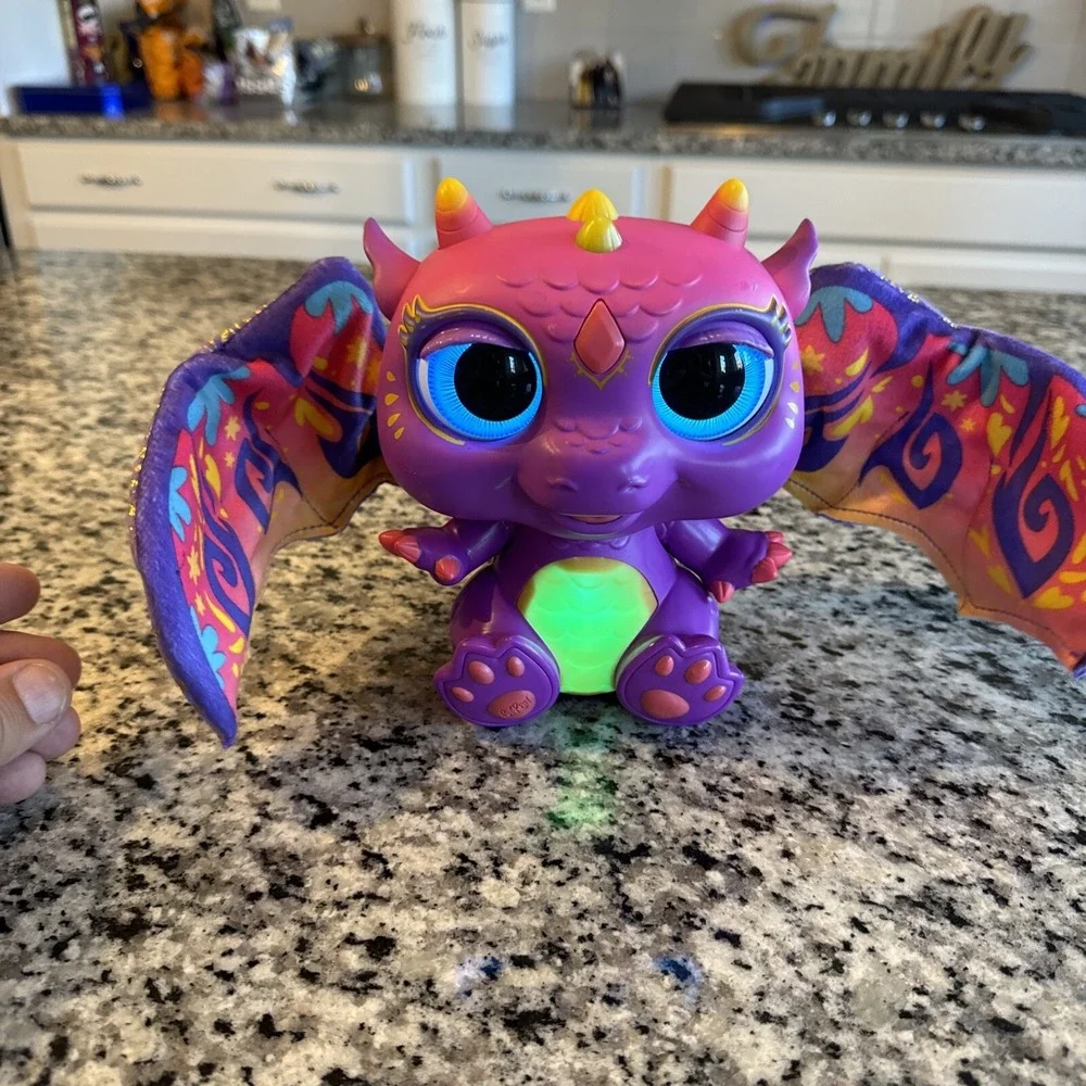 FurReal Friends Moodwings Baby Dragon Electronic Interactive Pet Hasbro 2020 VGC
